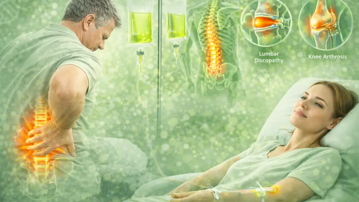 Perfuzii pentru dureri coloana lombara, discopatii si artoze